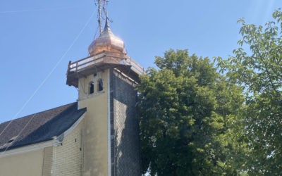 Pfarrkirche Lindach – Neuherstellung Turmhelm